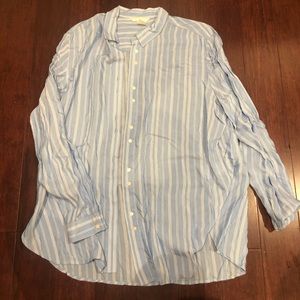 Blue Stripped Button Down